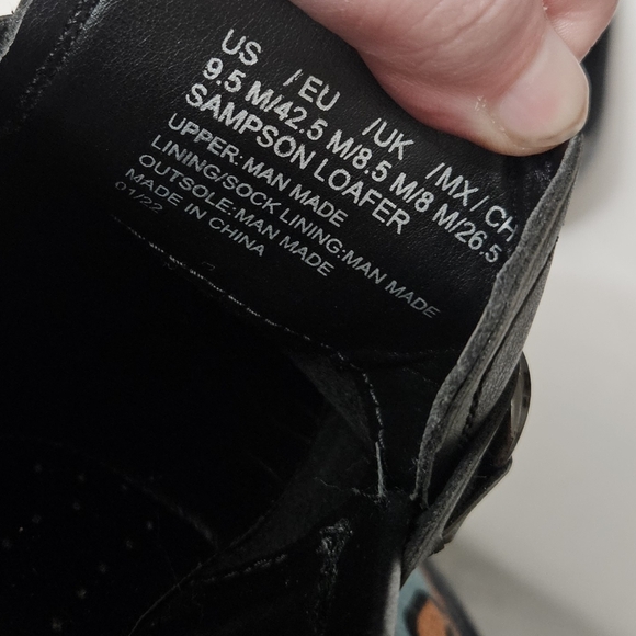 unlisted kenneth cole Sampson Loafer Mens Dress Shoe Size 9.5 Man Made! - Picture 5 of 5